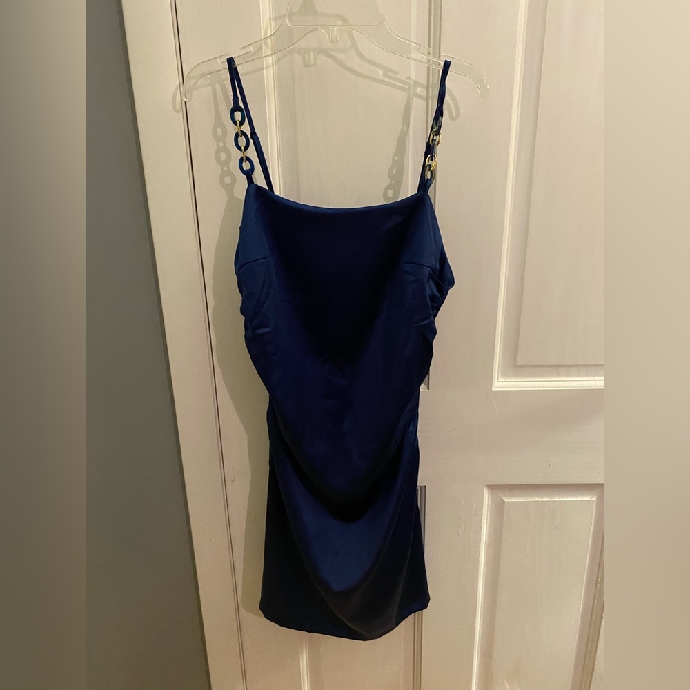 Zara blue party dress
